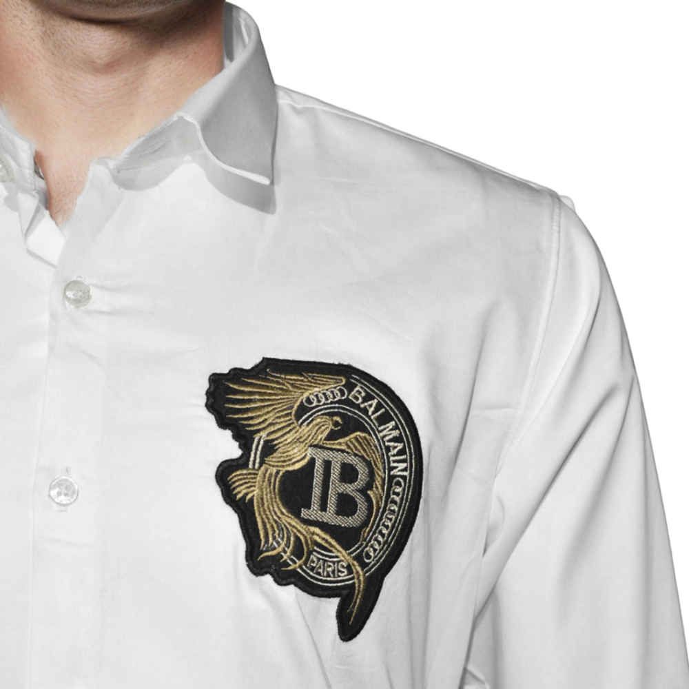 Balmain White Premium Quality Shirt-4