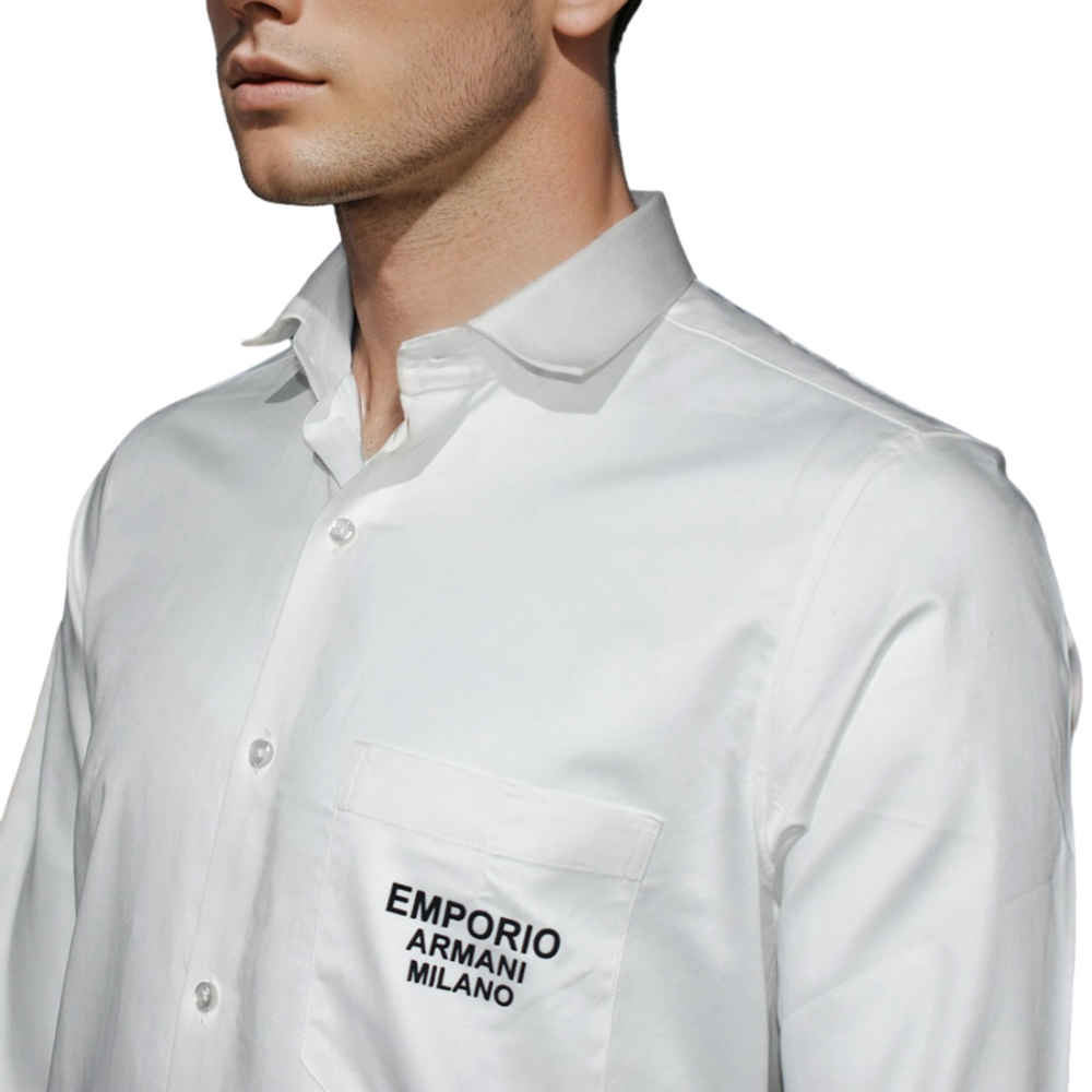 Emporio Armani White Premium Quality Shirt-2