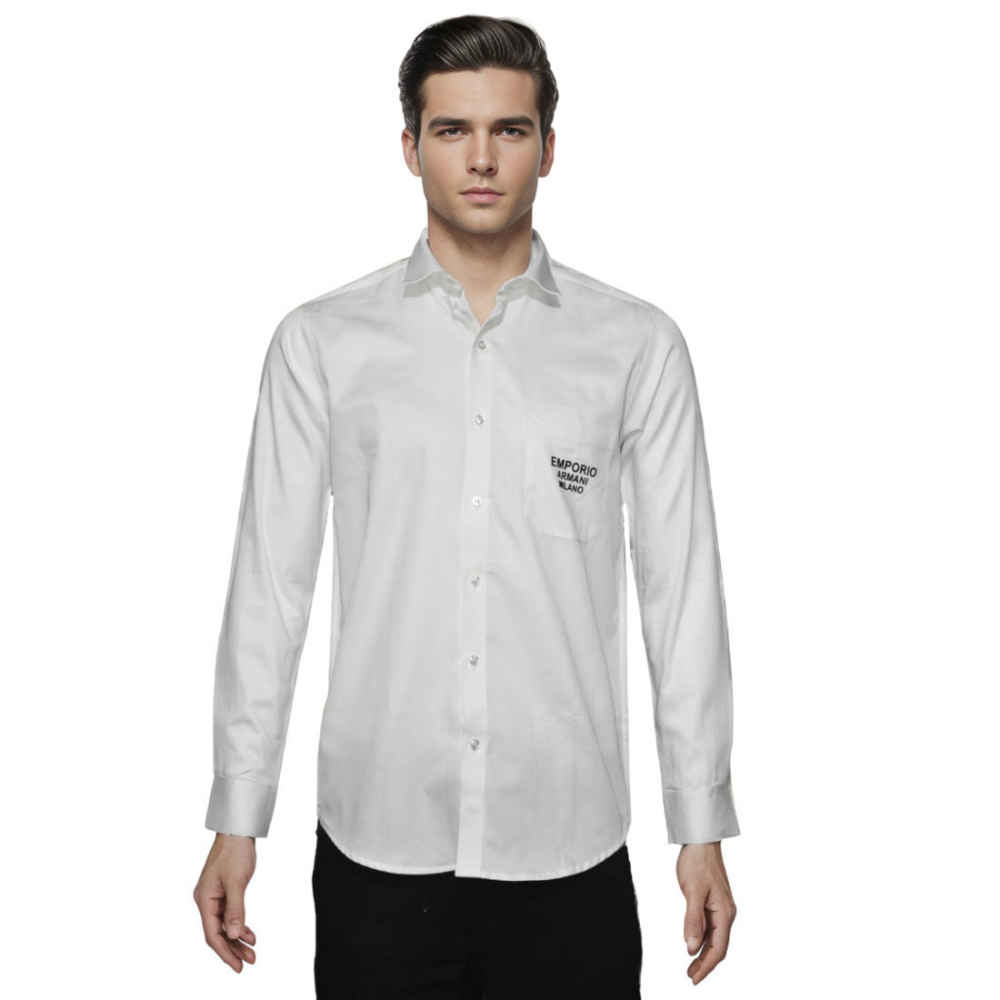 Emporio Armani White Premium Quality Shirt-5