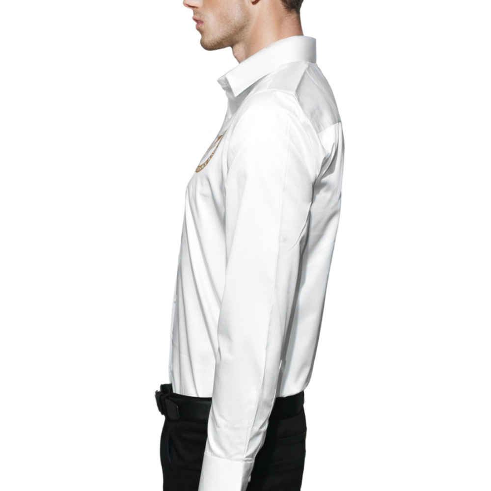 Versace White V-Emblem Shirt-3