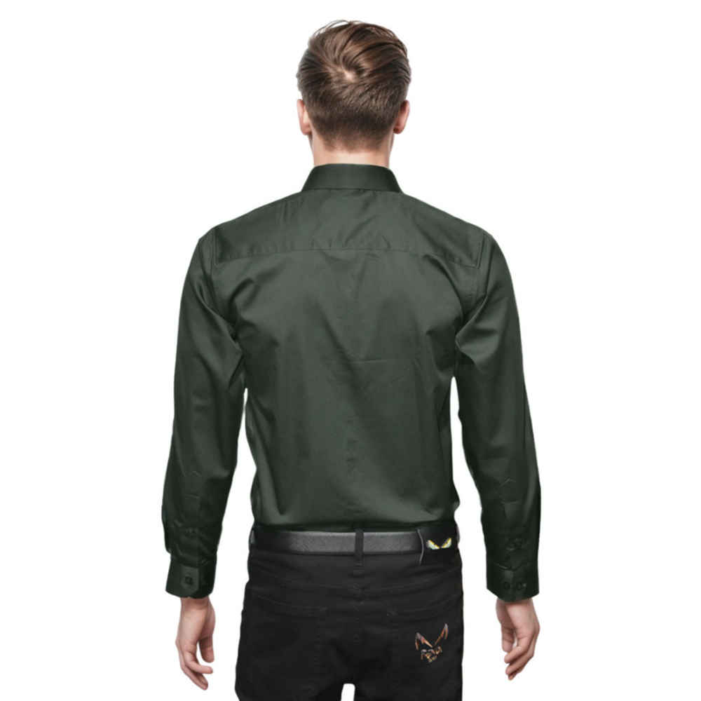Versace Green V-Emblem Shirt-1