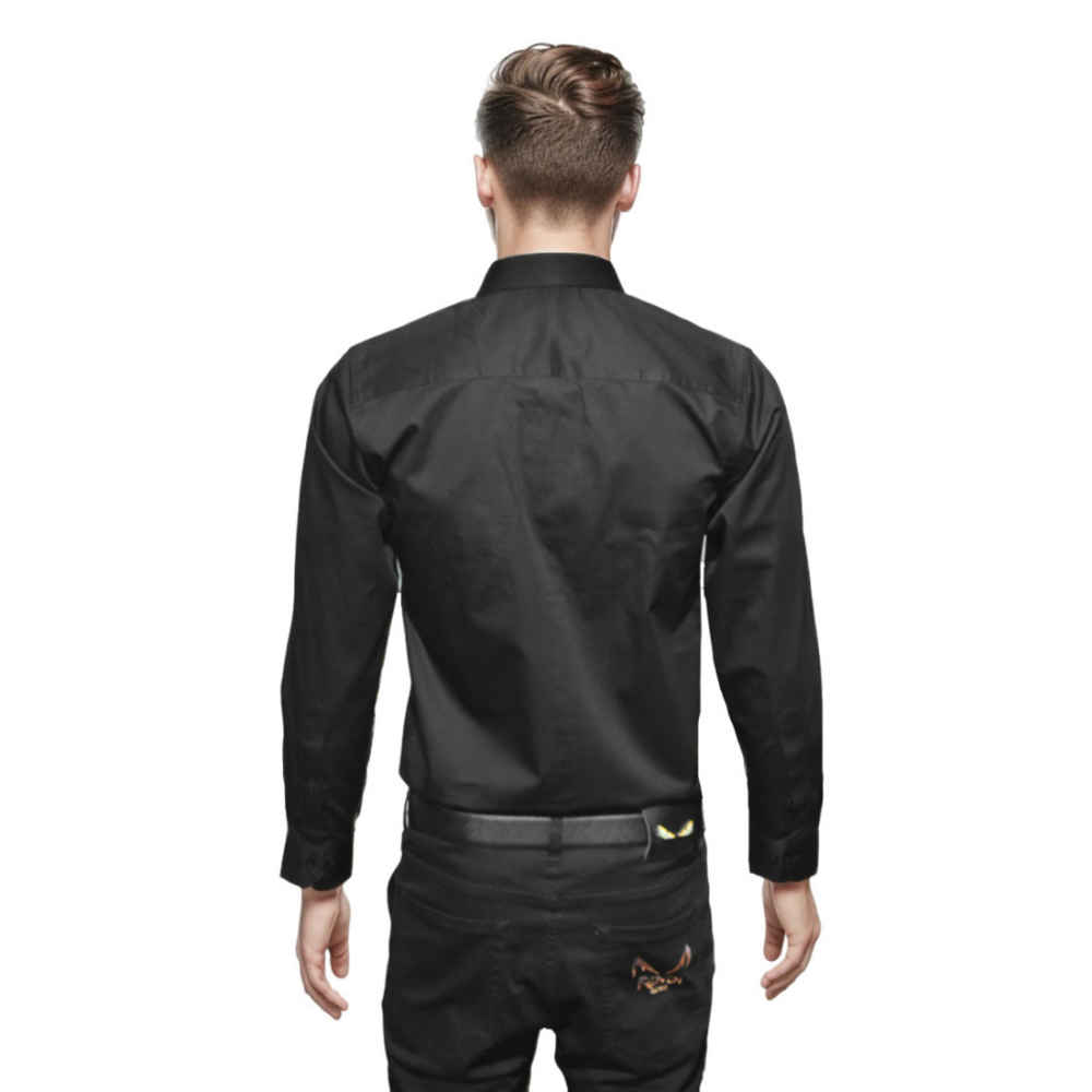Versace Black V-Emblem Shirt-thumb-1