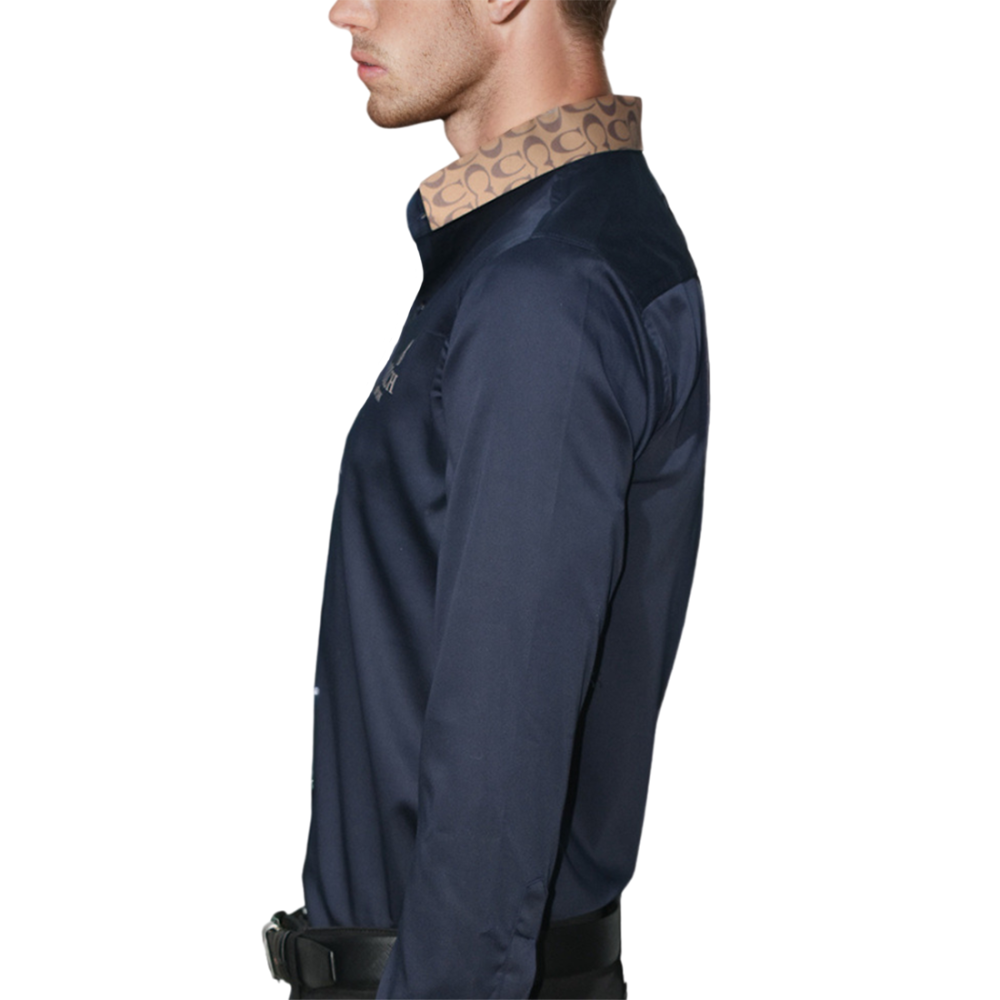 Coach Blue Premium Quality Shirt-thumb-3