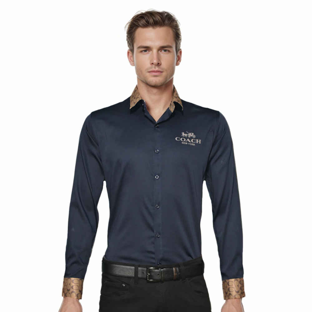 Coach Blue Premium Quality Shirt-thumb-0