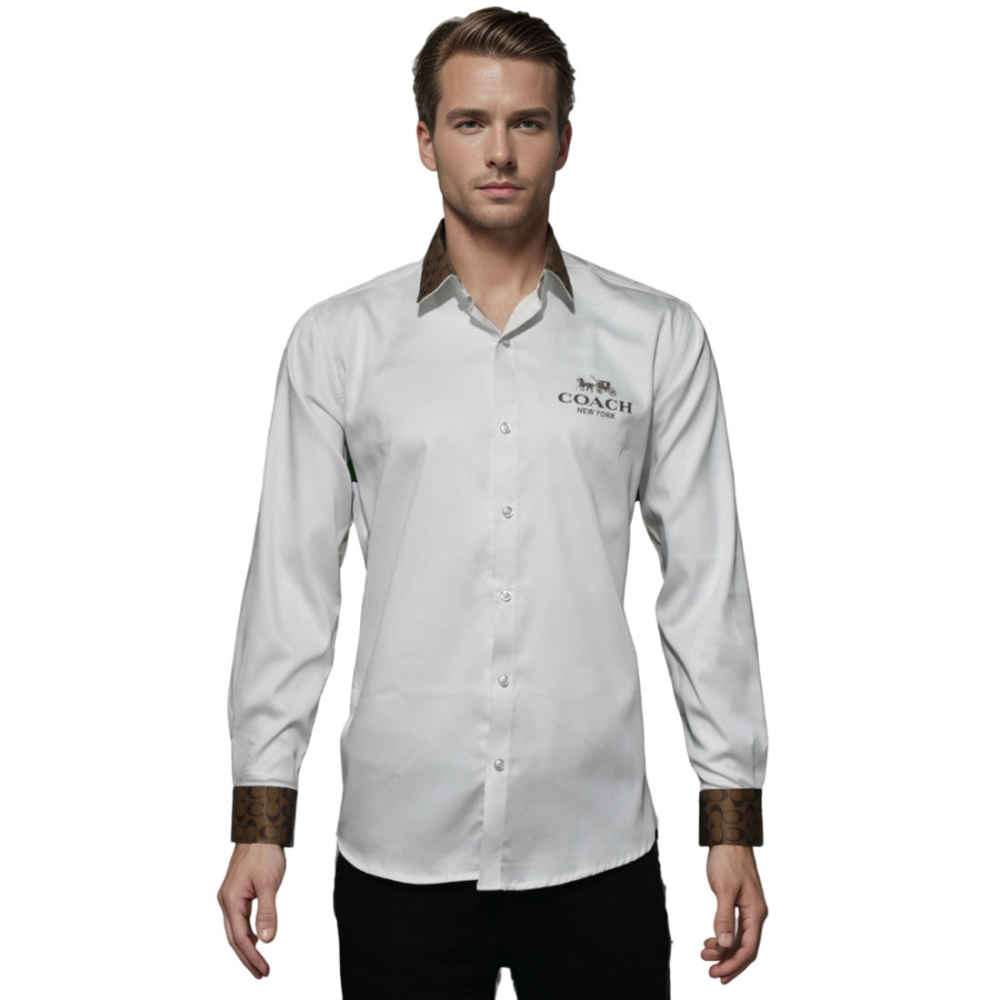Coach White Premium Quality Shirt-5