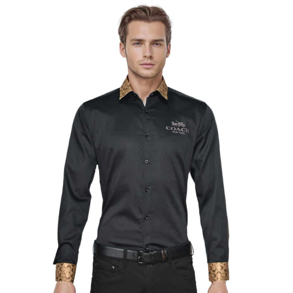 Coach Black Premium Quality Shirt-thumb-0