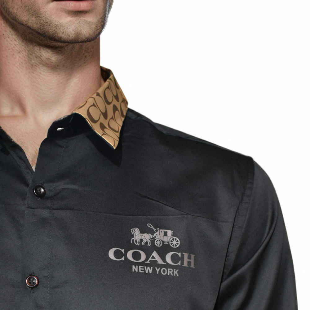 Coach Black Premium Quality Shirt-thumb-4