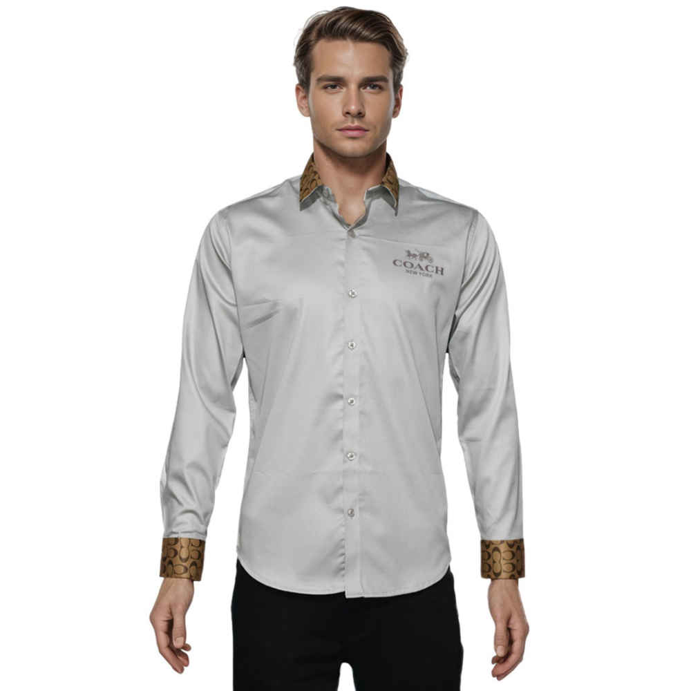Coach Grey Premium Quality Shirt-5