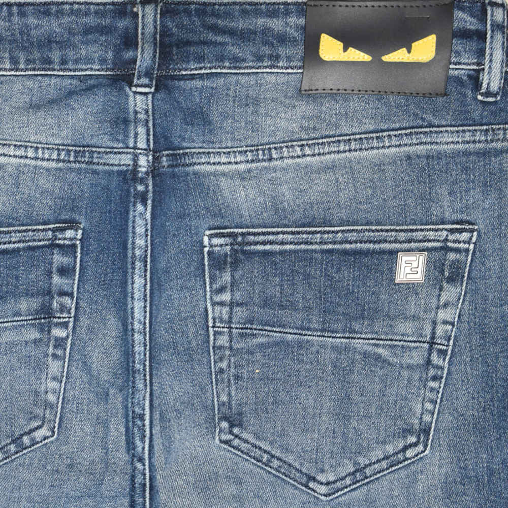 Fendi Blue Premium Quality Jeans-3