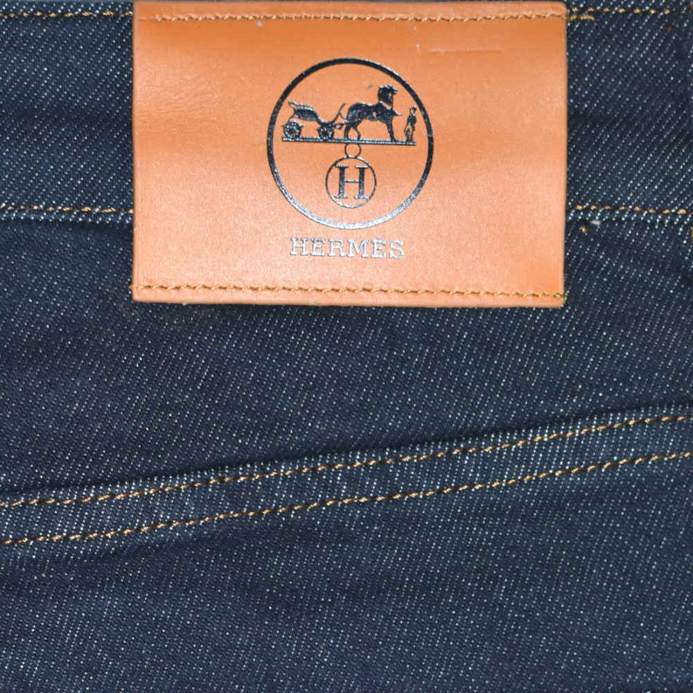 Hermes Dark Blue Premium Quality Jeans-thumb-4