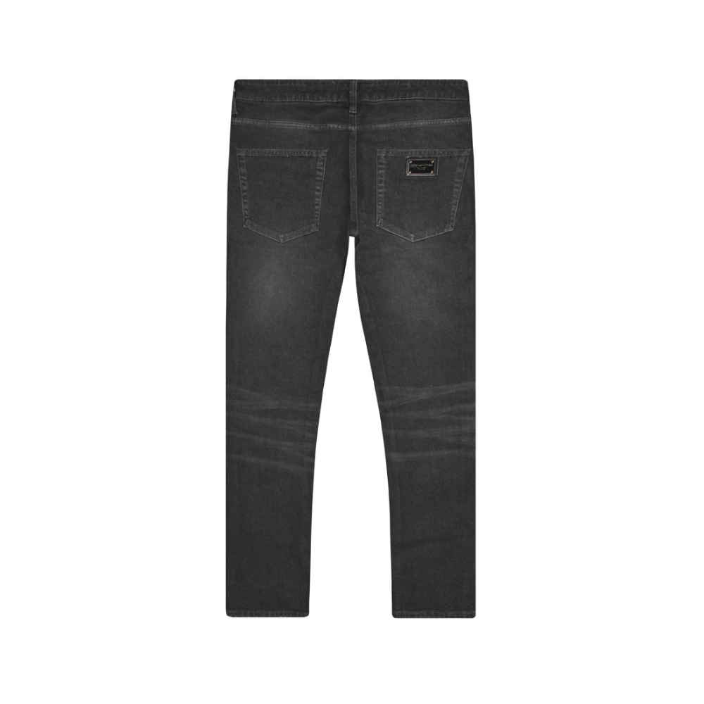 Dolce & Gabbana Black Premium Quality Denim Jeans-thumb-5