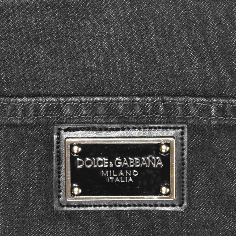 Dolce & Gabbana Black Premium Quality Denim Jeans-thumb-4