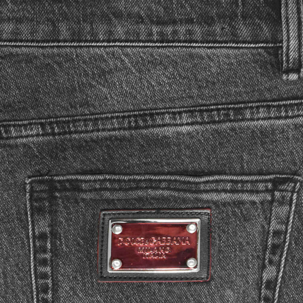 Dolce & Gabbana Dark Grey Premium Quality Jeans-4