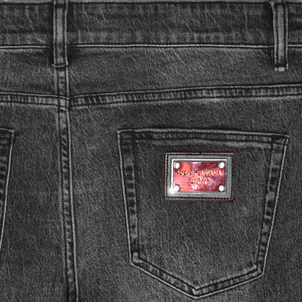 Dolce & Gabbana Dark Grey Premium Quality Jeans-3