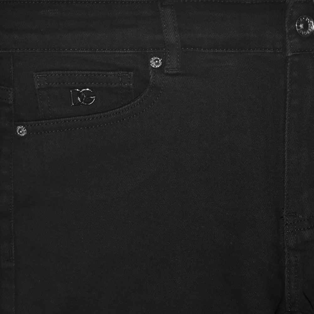 Dolce & Gabbana Black Premium Denim Jeans-2