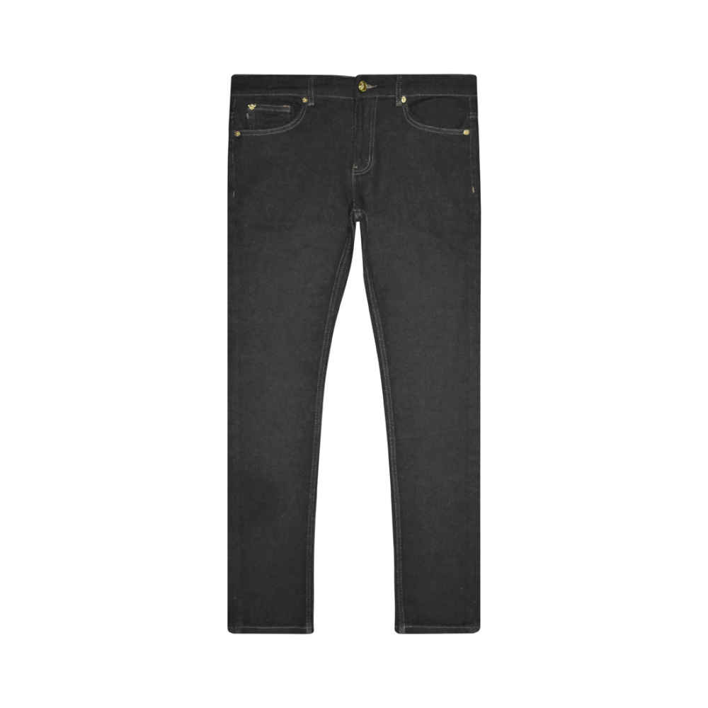 Versace Black Premium Quality Denim Jeans-thumb-0