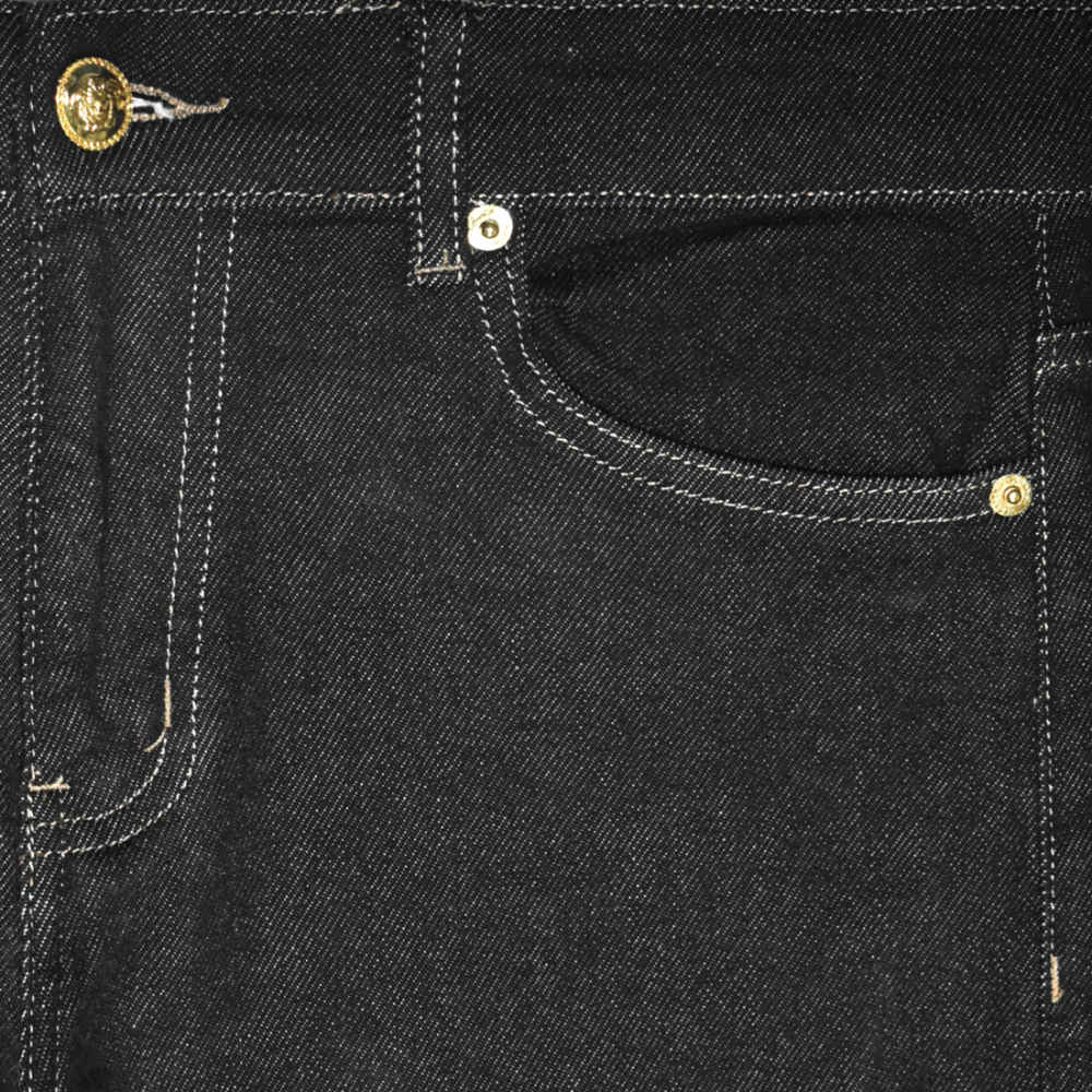 Versace Black Premium Quality Denim Jeans-thumb-1