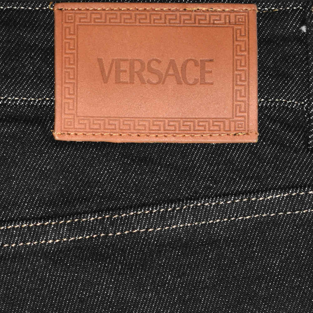 Versace Black Premium Quality Denim Jeans-thumb-4