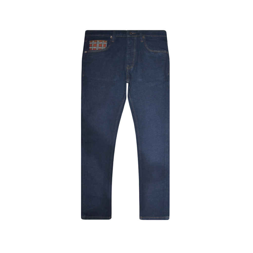 Burberry Dark Blue Premium Quality Jeans-thumb-0