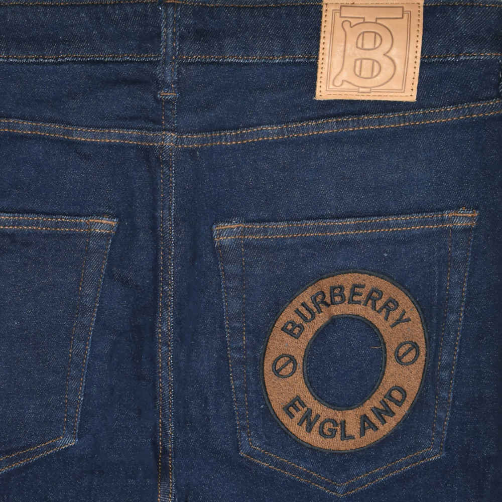 Burberry Dark Blue Premium Quality Jeans-thumb-3