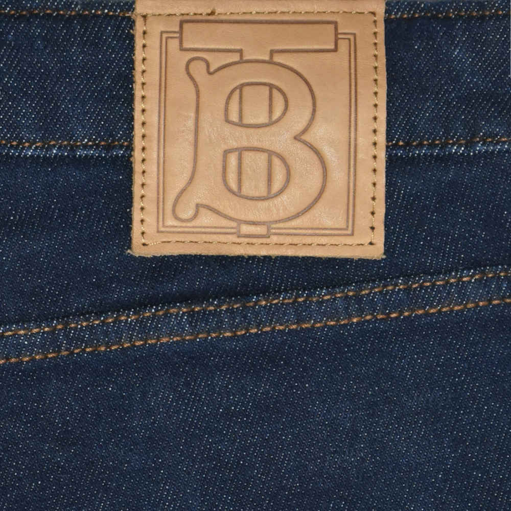 Burberry Dark Blue Premium Quality Jeans-thumb-4