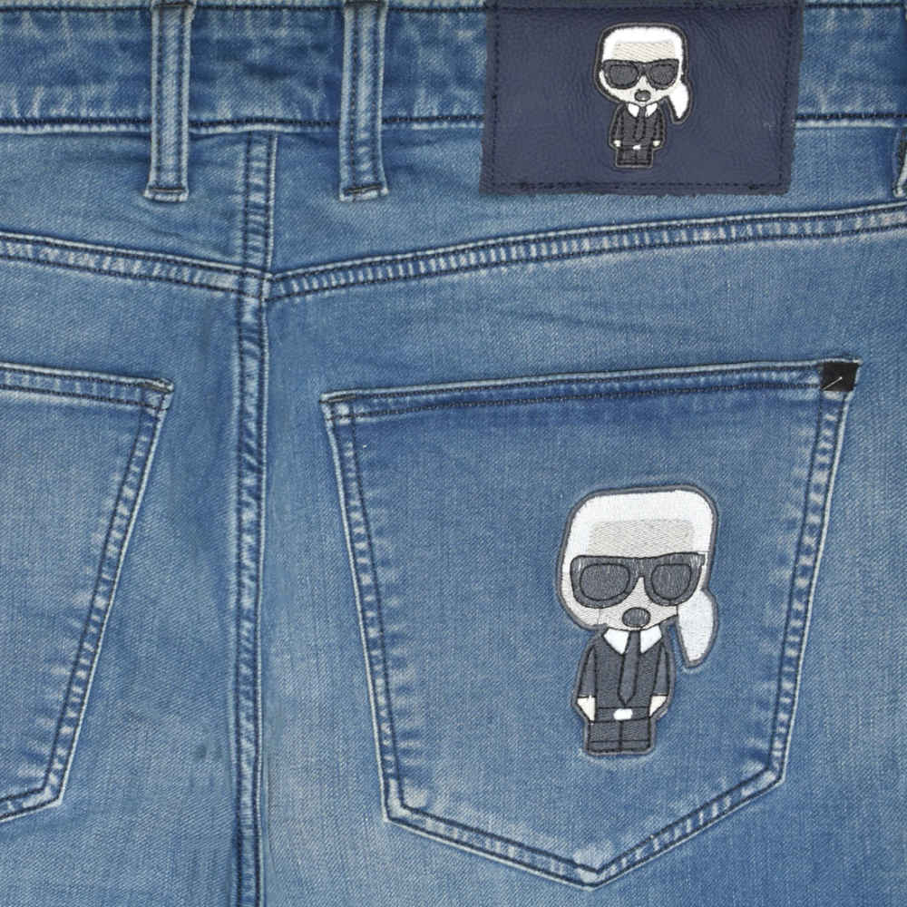 Karl Lagerfeld Light Blue Premium Quality Jeans-3