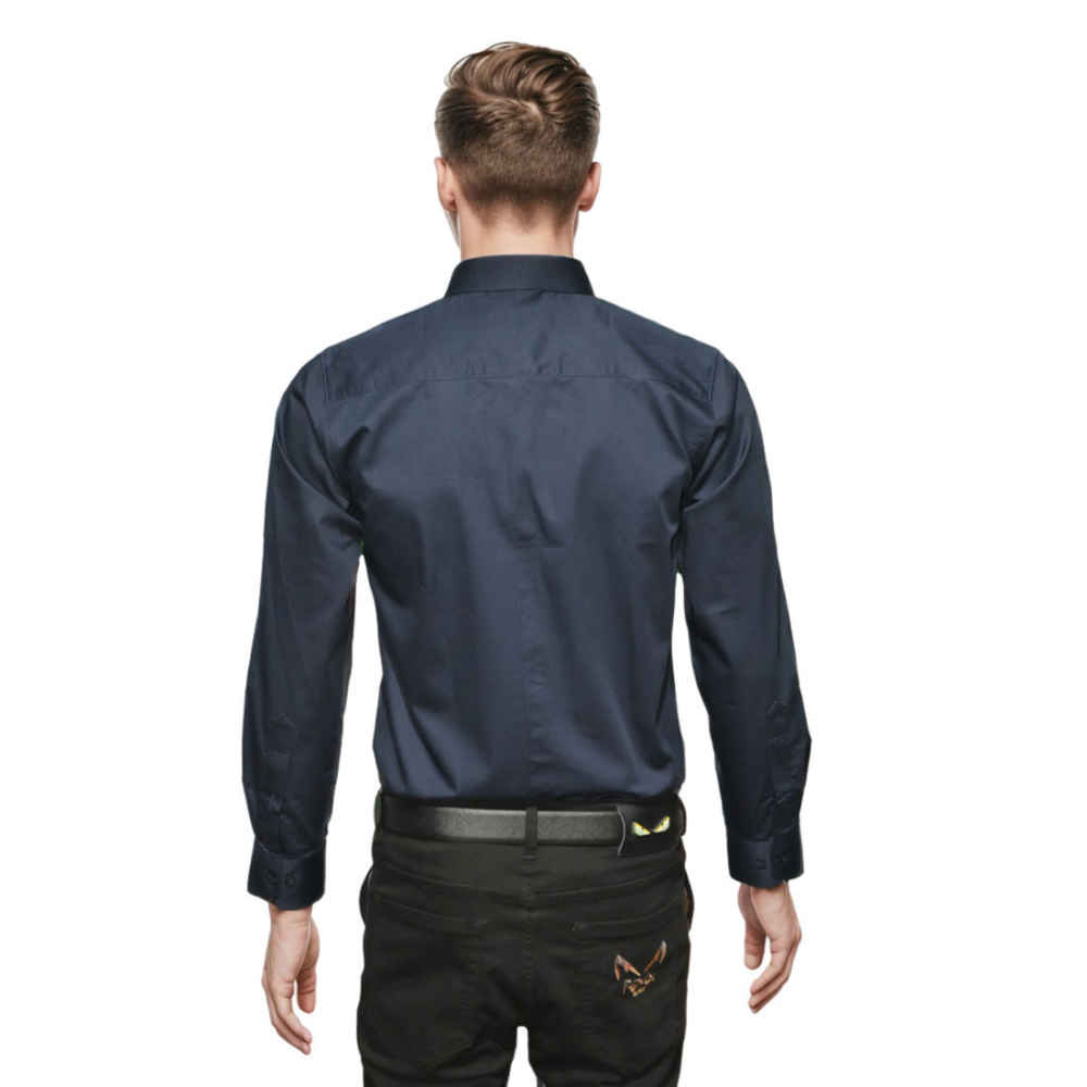 Balmain Navy Blue Premium Quality Shirt-thumb-1