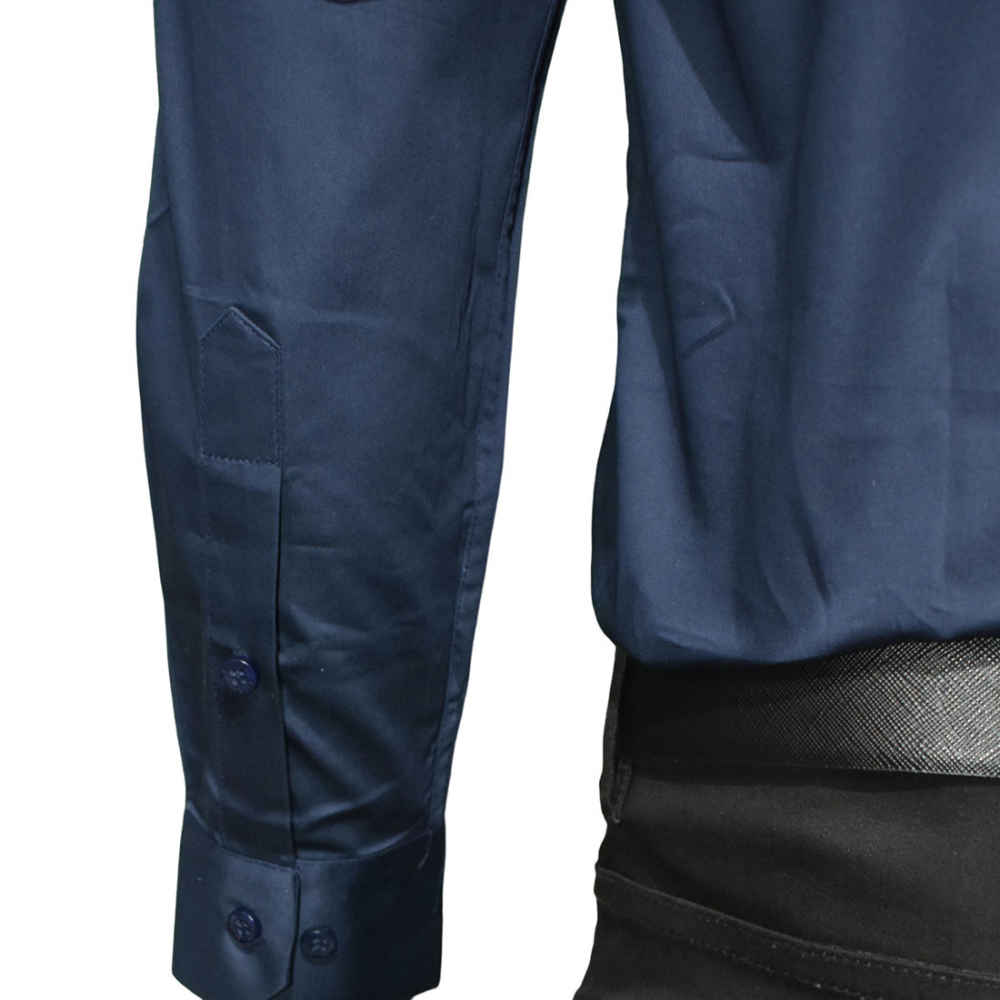 Balmain Navy Blue Premium Quality Shirt-thumb-5