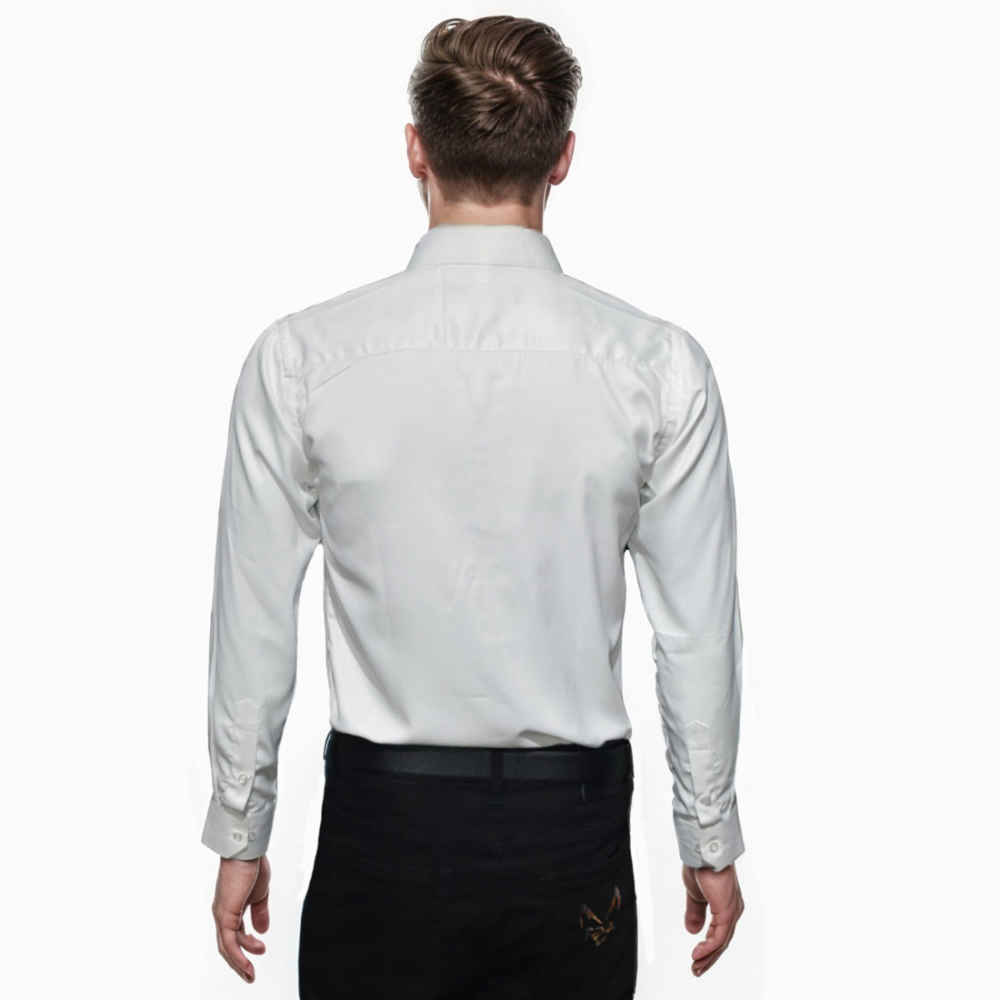 Balmain Embroidered White Premium Quality Shirt-1