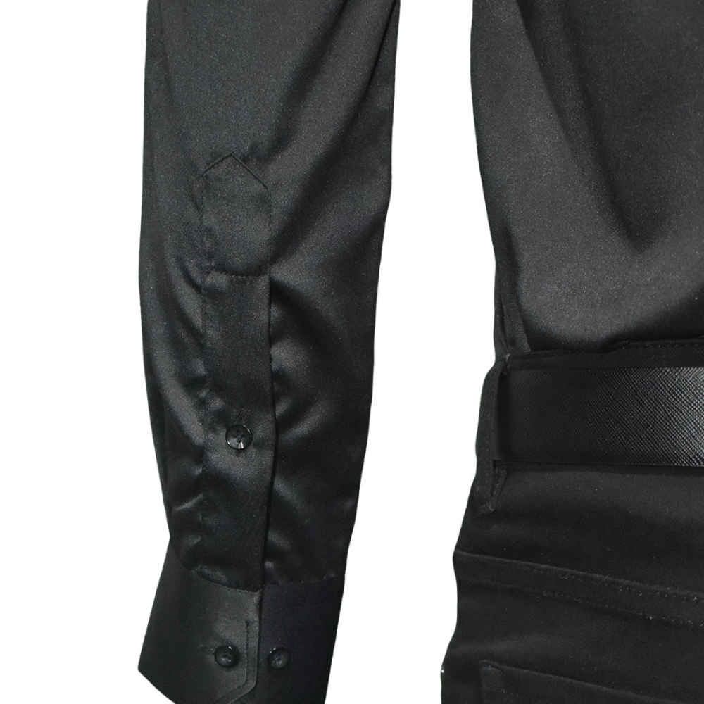 Balmain Embroidered Black Premium Quality Shirt-5