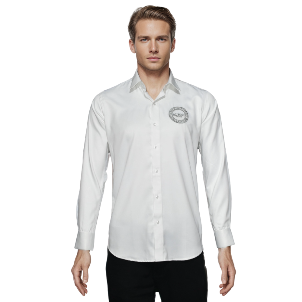 Balmain White Premium Quality Shirt-5