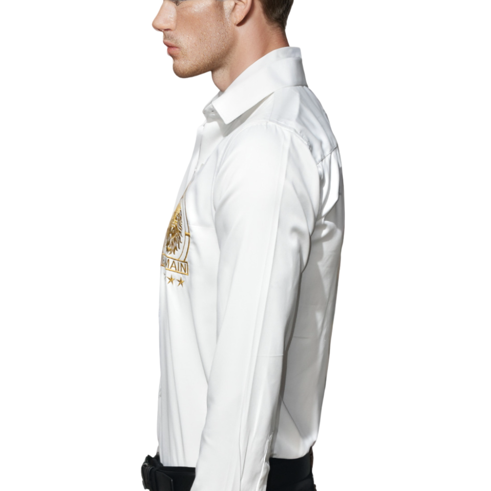 Balmain White Premium Quality Shirt-3