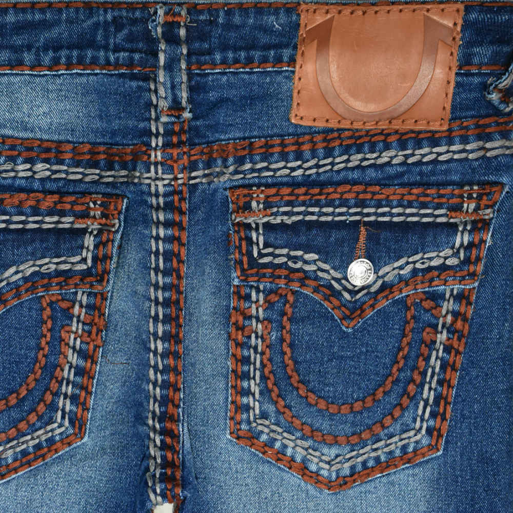 True Religion Dark Blue Premium Quality Jeans-thumb-3