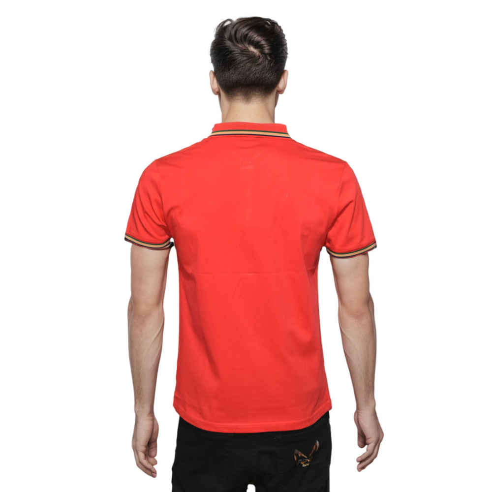 Gucci Embossed Logo Red Premium Quality T-shirt-thumb-1