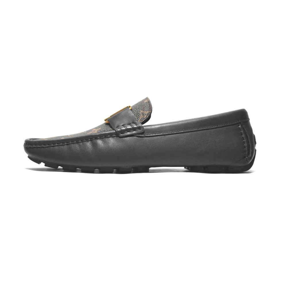 Louis Vuitton Black & Brown Premium Quality Loafer-1