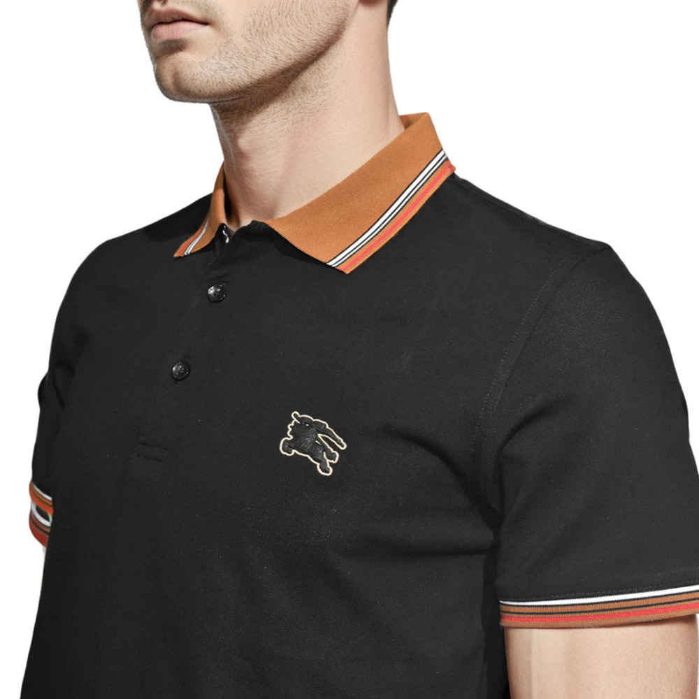 Burberry Black Premium Quality T-Shirt-2