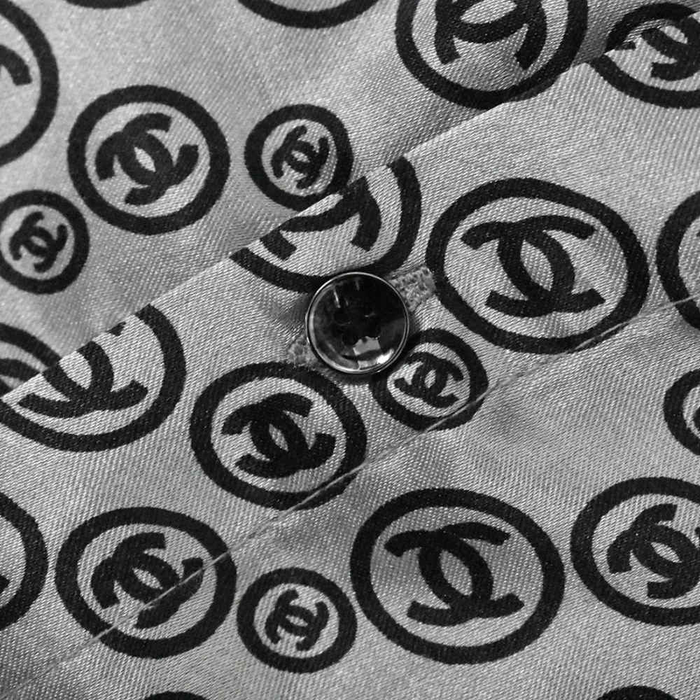 Chanel Grey Premium Quality Shirt-thumb-4