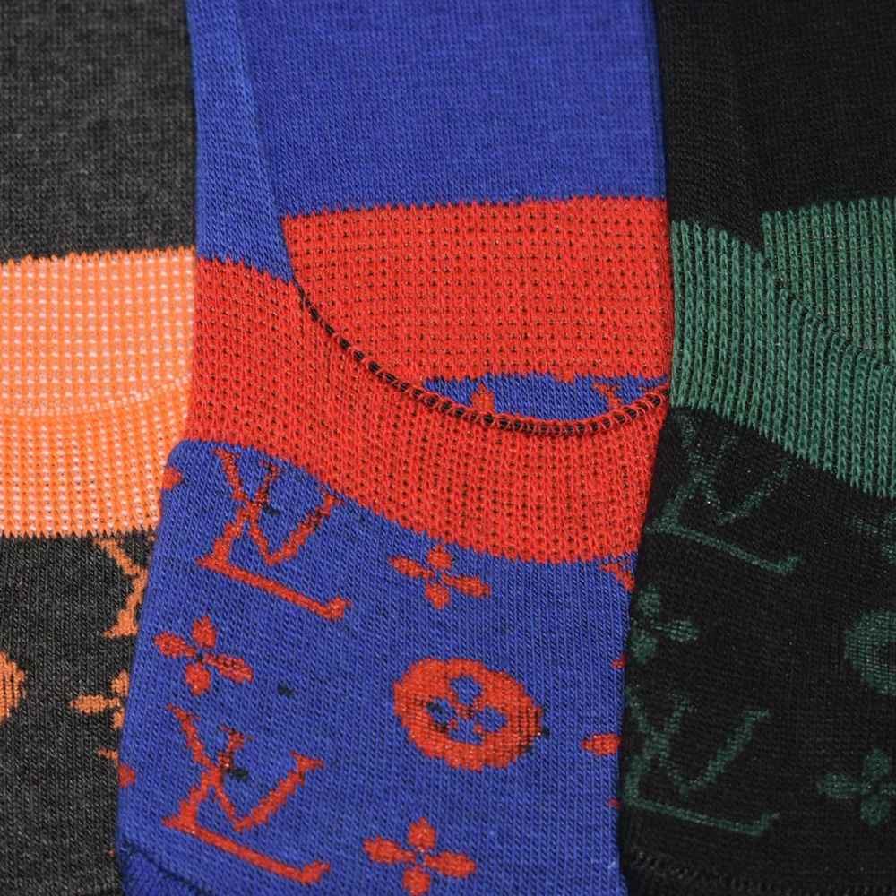 Louis Vuitton Monogram No Show Premium Socks-2
