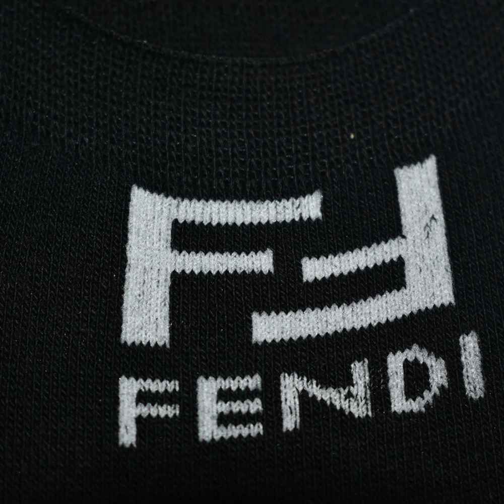 Fendi Embroidery logo No Show Premium Socks - Pack of 5-3