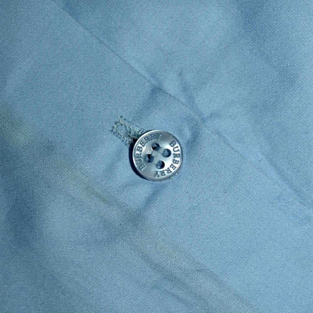 Burberry Embroidered Premium Sky Blue Kids Shirt-6
