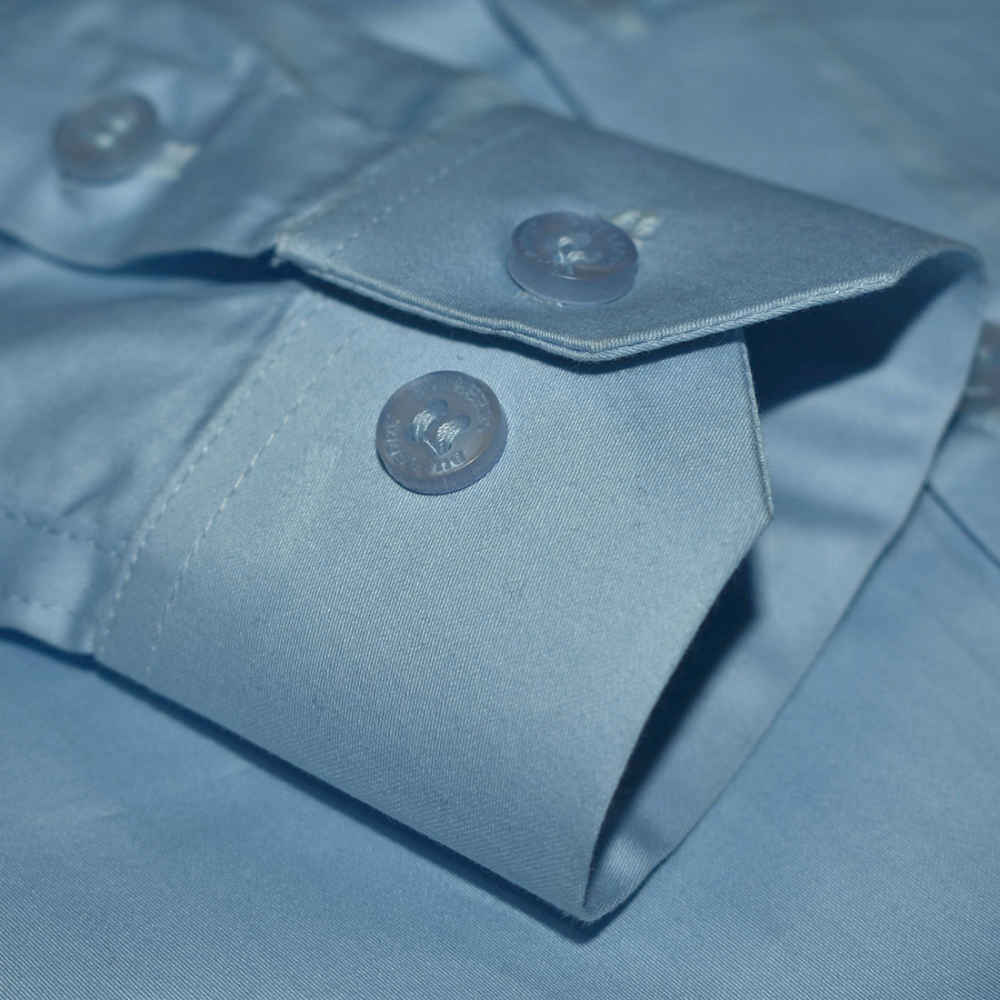 Burberry Embroidered Premium Sky Blue Kids Shirt-4