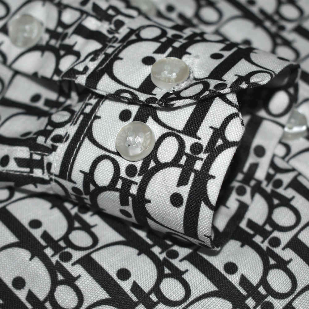 Dior White Premium Quality Kids Shirt-5