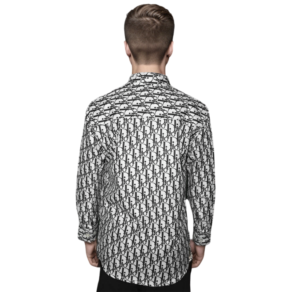 Dior White Premium Quality Kids Shirt-1