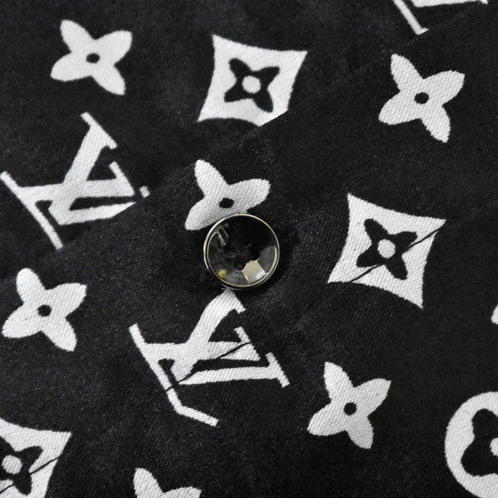 Louis Vuitton Black Monogram Printed Shirt-4