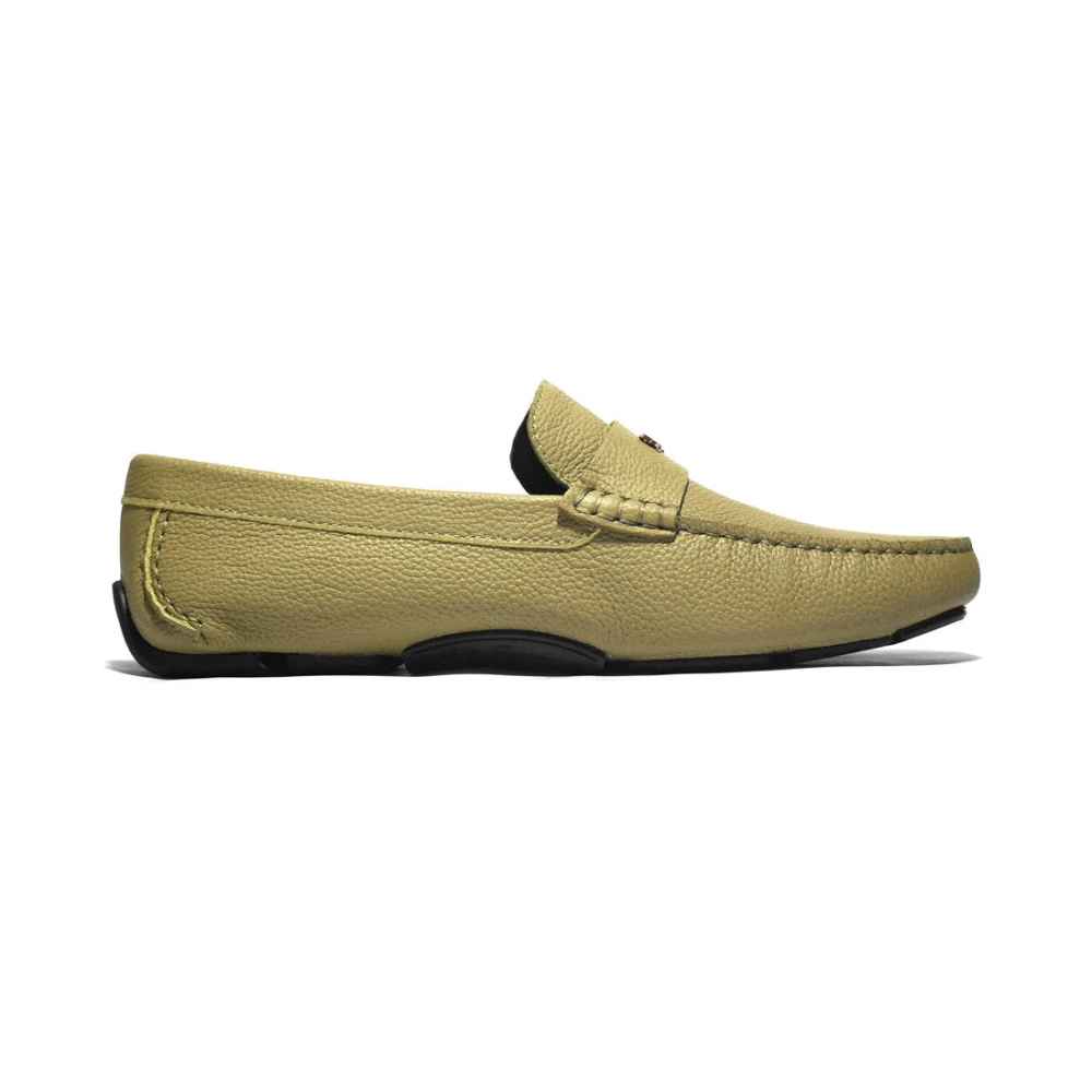 Salvatore Ferragamo Olive Green Premium Quality Loafers-2