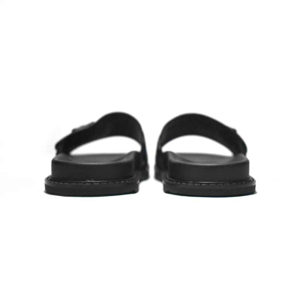 Louis Vuitton Black Premium Quality Men's Flip-flops-5