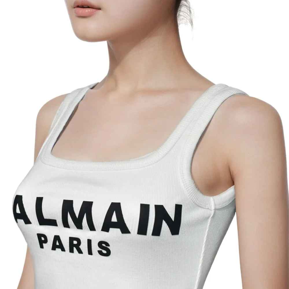 Balmain White Paris Premium Quality Dress-3