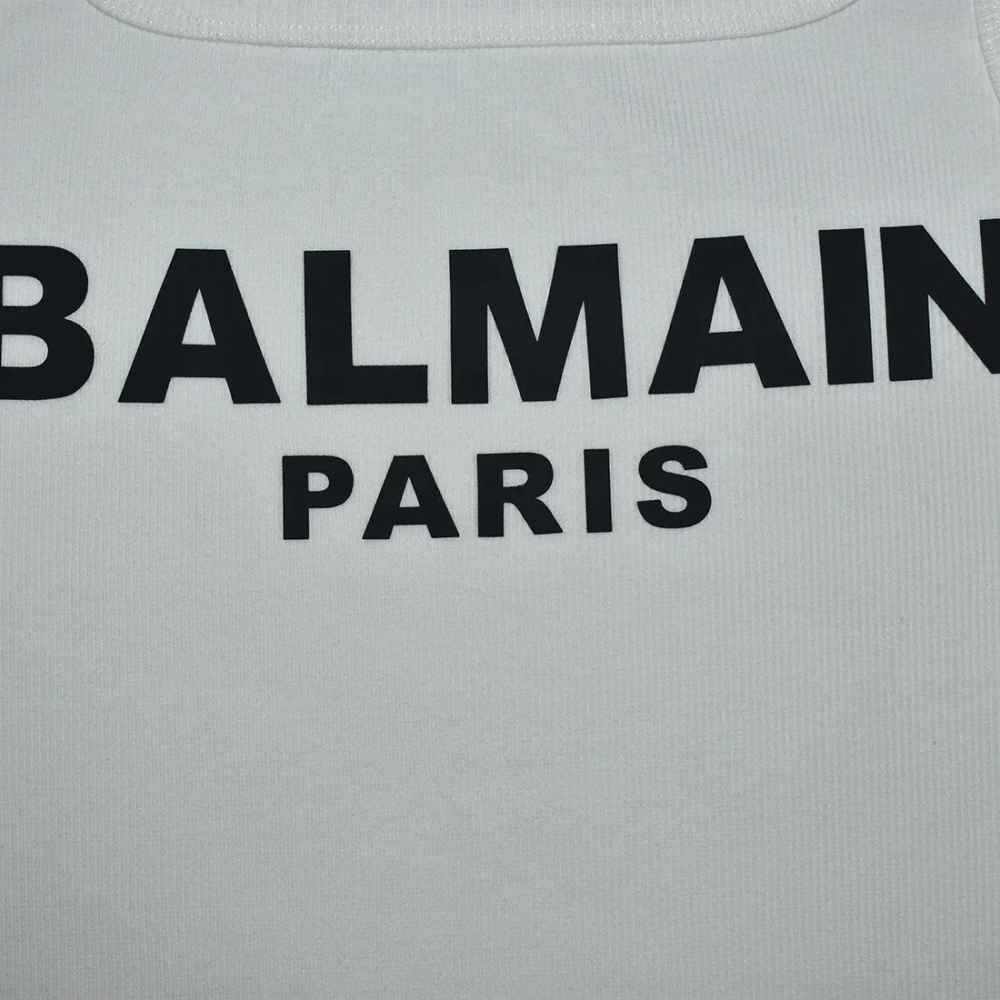 Balmain White Paris Premium Quality Dress-5