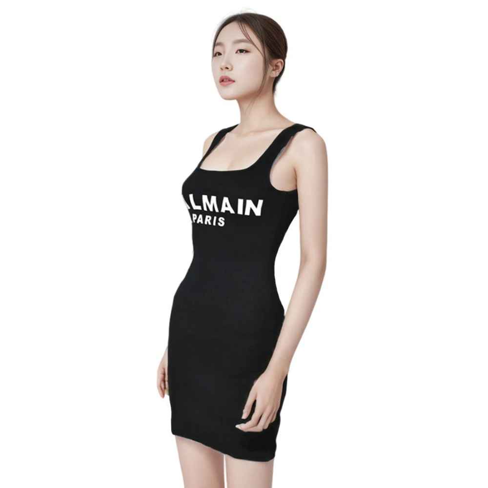Balmain Paris Black Premium Quality Dress-1
