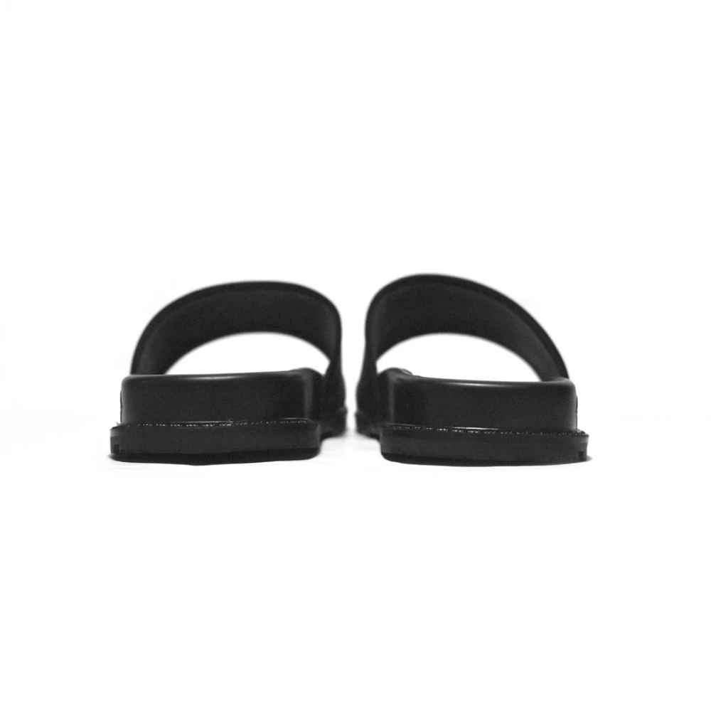 Louis Vuitton Brown & Black Premium Quality Men's Flip-Flops-5